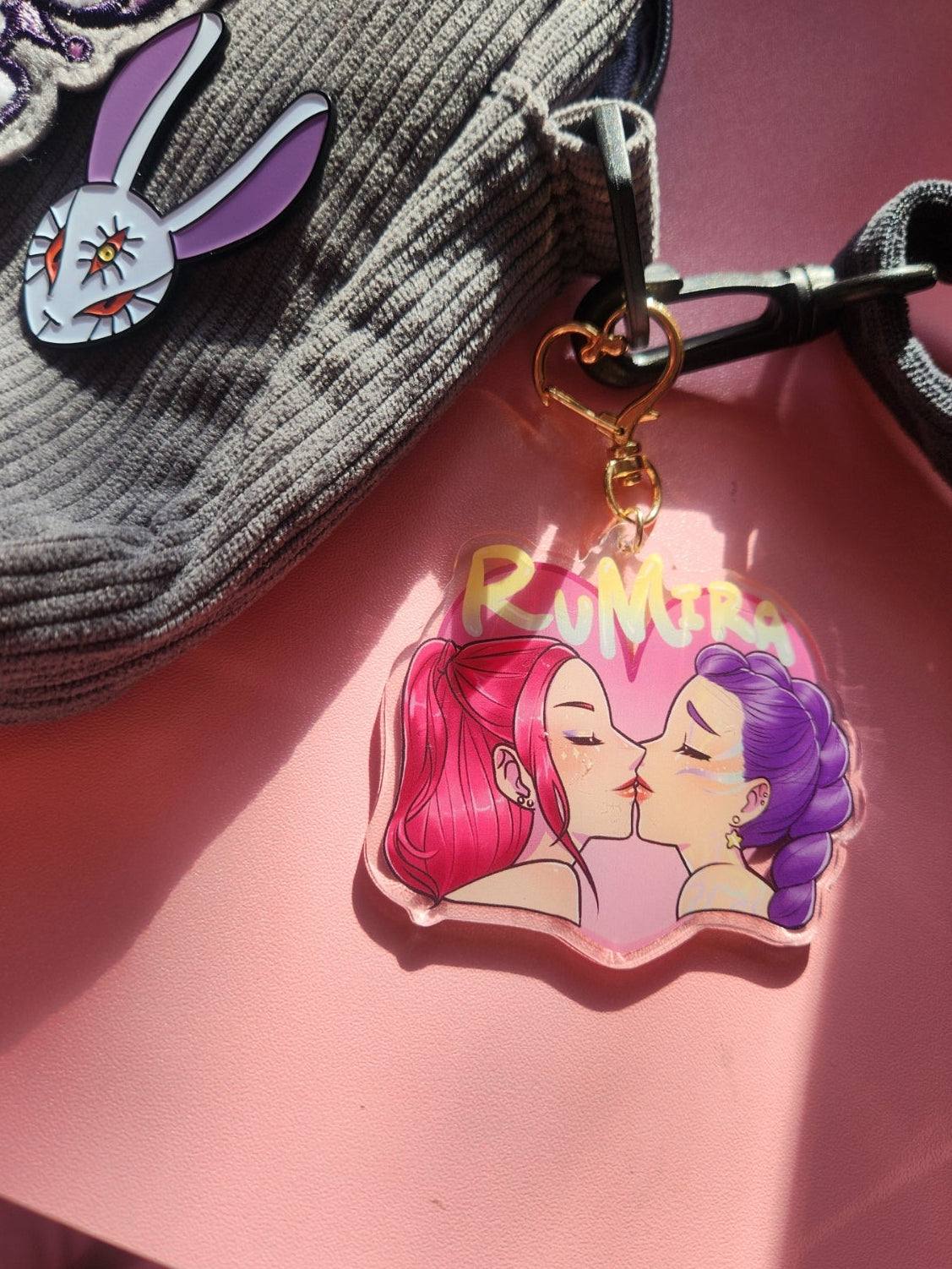 Rumira acrylic keychain