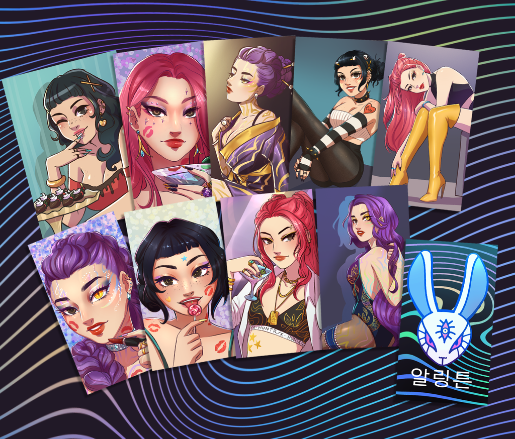 Huntr/x Fanart Photocards (full set)
